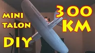 A long-range, 300-km airplane. Copy the mini talon yourself. Mini Talon Build Part 1.