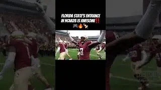 FSU's entrance in the new NCAA25 game is AWESOME‼️🔥🍢 