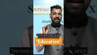"Education is the most powerful weapon which you can use to change the world 🌍#education #hscboards