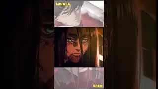Mikasa and Eren's tragic love story #anime #aot #mikasa #eren
