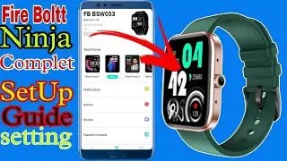 How To Connect Fire Boltt Epic Smartwatch | How To USE Smartwatch