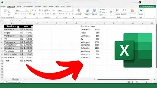 COMO CONVERTER UMA TABELA EM UM INTERVALO DE CÉLULAS NO EXCEL