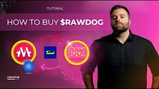 🔥 How to Buy $RAWDOG with MELD on Azomi DEX [ADA-MELD-RAWDOG] (Tutorial) 4K