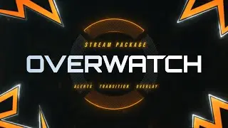 Overwatch Twitch Overlay and Alerts Stream Package for OBS