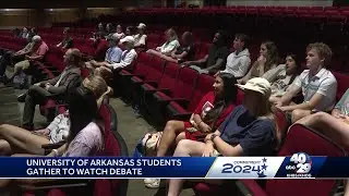 UA students watch 2024 Presidential debate