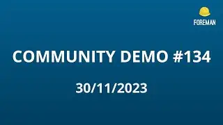 Foreman Community Demo #134