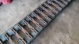 Сборка гусениц на болотоход