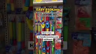 EASY $10K/mo work-from-home side hustle for beginners. Read more details in caption👇