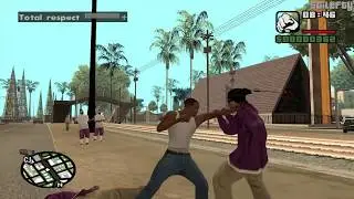 GTA San Andreas - CJ talks to people in Los Santos