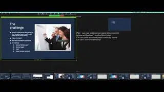 Sharing Powerpoint in Presenter mode on a single monitor. View your Speaker Notes!