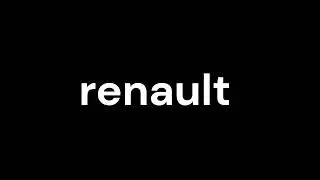 How to Pronounce renault