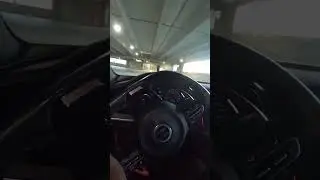 Kia stinger Parking deck sound clip #kia #kiastinger #twinturbo #awd #boost #brembo #fyp #atl #viral