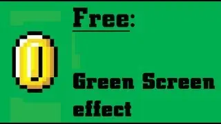 Green Screen effect: Mario coin spin