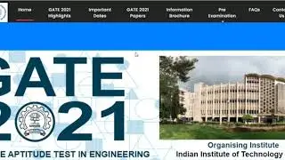 GATE 2021|Official Website|IIT Bombay|Exam Date|Major Changes|Application Form|
