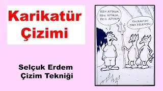 Selçuk Erdem Karikatürü Çizimi | Drawing Cartoon