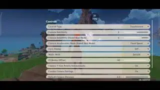Genshin Impact on Red Magic 6s Pro(Ghost)