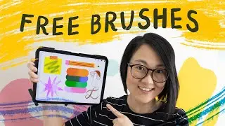 Best FREE Procreate Brushes you NEED to try!