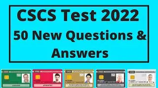 Free CSCS Test 2022 | citb health and safety test | CSCS revision 2022 |CSCS Training Video