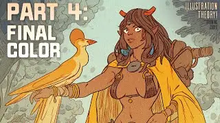 Professional Line & Color Process: Cover Illustration Tutorial P4