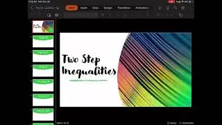 Two step inequalities