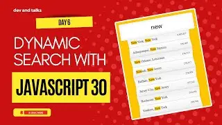 Make A Dynamic Search Box with Day 6 of 
