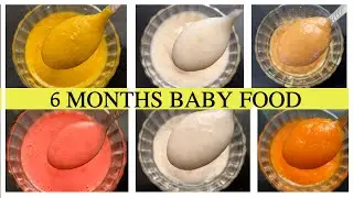 6 months Baby Food | Baby Food Chart | Homemade Baby Food Recipes | SONALI’S KITCHEN