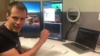 How to setup online teaching from office with green screen and free OBS software