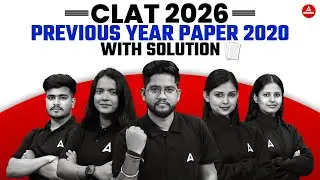 CLAT 2020 Previous Year Question Paper With Solution | CLAT PYQ Analysis