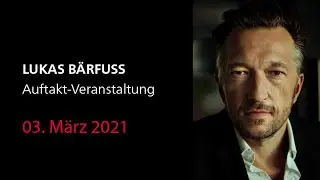 Auftakt-Veranstaltung mit Lukas Bärfuss - Friedrich Dürrenmatt Gastprofessur für Weltliteratur