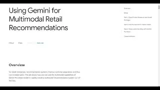 How to create a Multimodal Retail Recommendations system using Gemini Pro Vision #geminiai #google