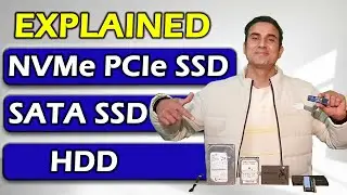 NVMe PCIe SSD | SATA SSD | HDD | Explained | Tech Expert Guide