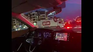 1.0TSI POLO Akşam Müzik Eşliğinde Sürüş #vw #vwpolo #nightdrive