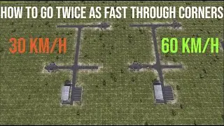 Go twice as fast through corners | QuickTips | Workers & Resources: Soviet Republic