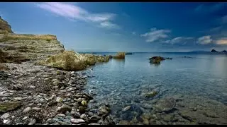 Underwater. The most crystalline marine waters on the planet. 4K ultra HD. Carolina, Aguilas.