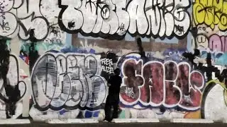 Ober Graffiti Bombing In Venice