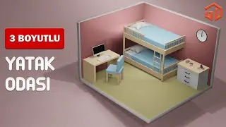 Yatak Odası Modelleme | Blender 3.1 | Barış Açıkgöz