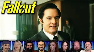Reactors Reacting to BOMB DROPPING REVEAL and YOUNG HANK MACLEAN | Fallout 1x8 "The Beginning"