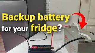 How to run your refrigerator on a battery?