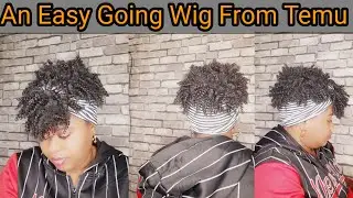 Let's Install This synthetic Easy Going Wig From Temu ‎@nancysreality 