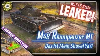M48 Räumpanzer w/Armor Analysis – LEAKED!-ish 1.6 Hidden Vehicles || World of Tanks