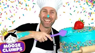🎂 Let's Bake a Cake! | Mooseclumps | Kids Learning Videos and Songs