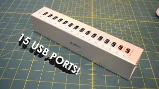 ORICO 15-Port USB 3.0 HUB A3H13P2 Unboxing, Teardown, and Overview