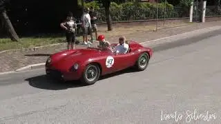 Circuito di Avezzano auto d'epoca di passaggio a Scurcola Marsicana.