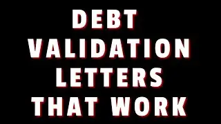DEBT VALIDATION LETTER THAT WORK