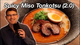 Spicy Miso Ramen at Home from Scratch! (New Recipe)