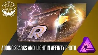 Adding sparks and  light in Affinity Photo