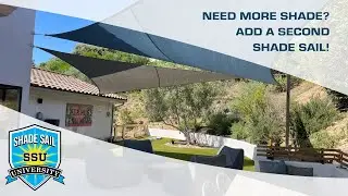 Adding a Second Shazeebo Shade Sail | Shazeebo Shade Sails