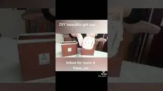 how to make beautiful gift box from henko box.