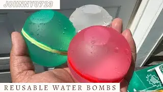 Reusable Water Bombs!! Does it work? Does it leak? How do you get it to be ROUND?!? Magnetic aqua