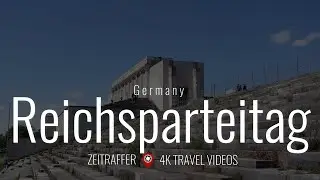 Reichsparteitag Nuremberg Buildings of the Nazis Congress hall Zeppelin grandstand Nuremberg EN...